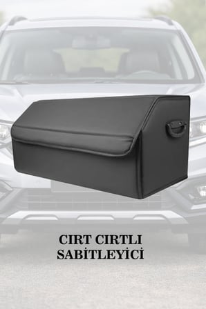 citroen ds3 bagaj için erzak aksesuar toplayıcı deri lüks siyah battal boy çanta