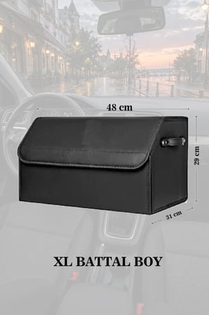 kia k2700 bagaj için erzak aksesuar toplayıcı deri lüks siyah battal boy çanta