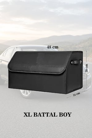 lada volga bagaj için erzak aksesuar toplayıcı deri lüks battal boy siyah çanta