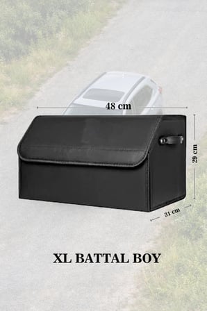 opel crossland bagaj için erzak aksesuar toplayıcı lüks deri battal boy siyah çanta