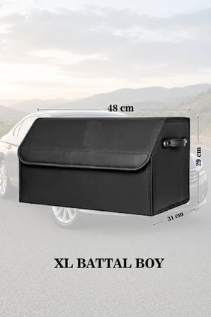 pick up bagaj için erzak aksesuar toplayıcı battal boy lüks siyah deri çanta