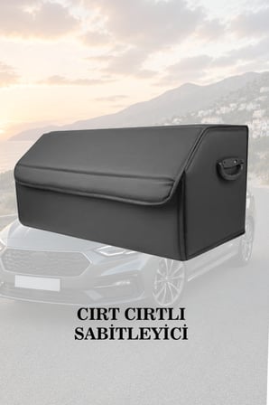 volkswagen id7 bagaj için erzak aksesuar toplayıcı battal boy deri siyah lüks çanta