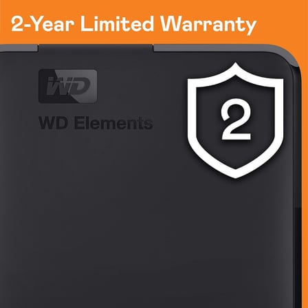 WD Elements Portable Taşınabilir Disk, 2 TB, HDD