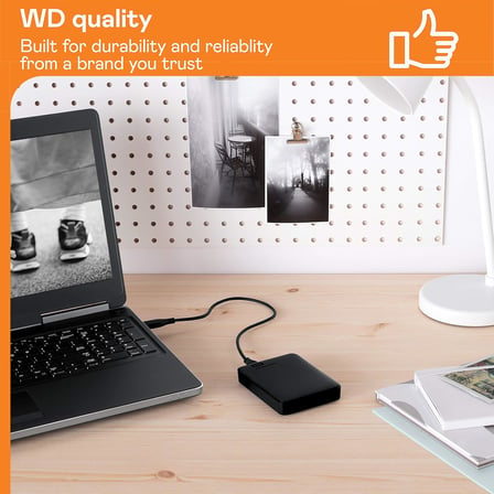 WD Elements Portable Taşınabilir Disk, 2 TB, HDD