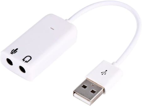 Usb Ses Kartı Çevirici 7+1 Dönüştürücü Laptop Harici Ses Kartı