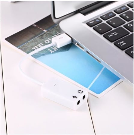 Usb Ses Kartı Çevirici 7+1 Dönüştürücü Laptop Harici Ses Kartı