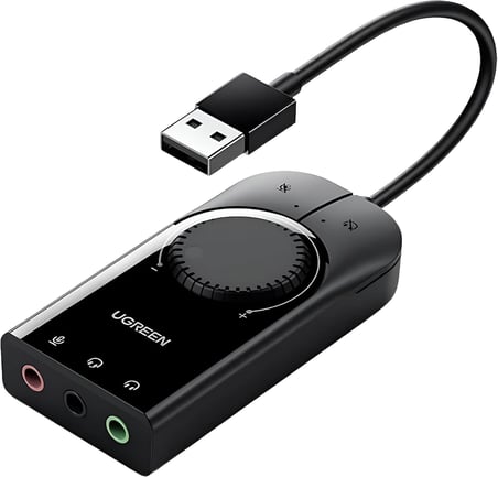 Harici USB Ses Kartı, 15 Cm