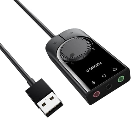 Harici USB Ses Kartı, 15 Cm
