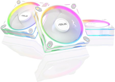 Prime MR120 ARGB Ters Beyaz Kasa Fan Üçlü Paket