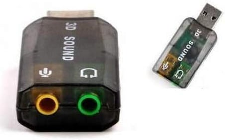 4504 5+1 Harici Usb Ses Kartı 3.5mm Kulaklık Mikrofon Çevirici Dönüştürücü