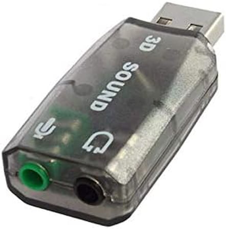 4504 5+1 Harici Usb Ses Kartı 3.5mm Kulaklık Mikrofon Çevirici Dönüştürücü