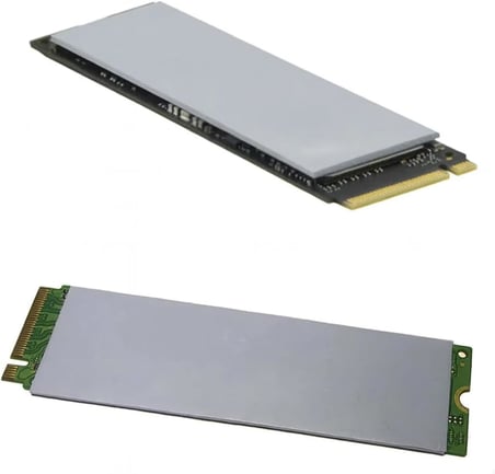 M2 SSD Termal Pad – Gri Renk | 1,5 mm Kalınlık | 80x20 mm | 15W/mK