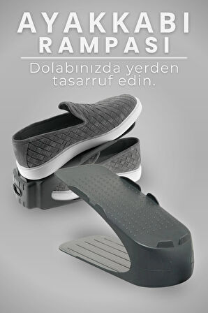 Ayakkabı Rampası | Dolap Düzenleyici Ayakkabı Sergi Rampası