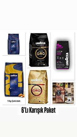 Lavazza Çekirdek Kahve 6'Lı Karışık Set