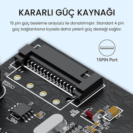 PCI Express to 2 Port 9 Pin RS-232 Seri Com DB9 Genişletme Kartı