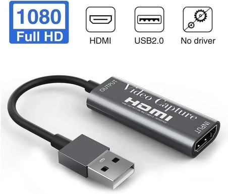 BN03 HDMI 1080P 4K 30Hz Video Capture Görüntü Yakalama Kartı (USB 2.0 Girişli)