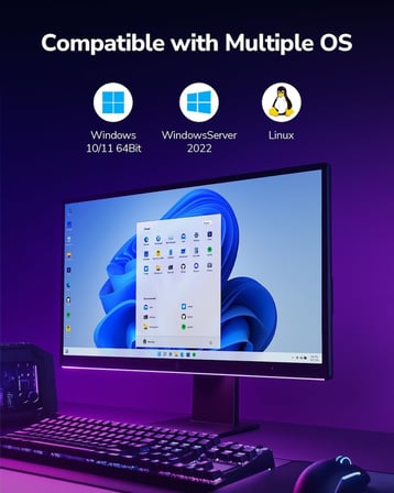 PE10G WOL 10.000Mbps Multi-Gigabit PCI Express Ethernet Ağ Kartı