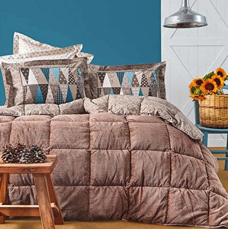 APRİCİTAS HOME ÇİFT KİŞİLİK UYKU SETI SOFTLY BOHEMİAN SCARLET