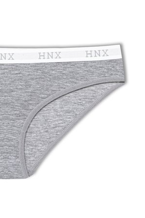 HNX 3'lü Pamuklu HNX Yazılı Jakar Lastik Kadın Slip Külot