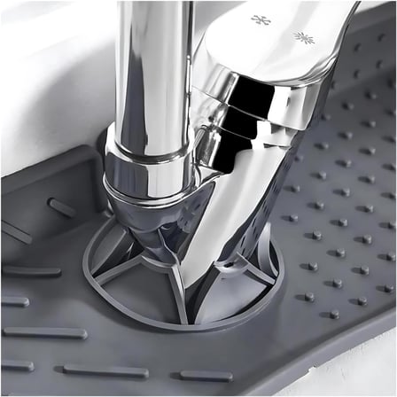 Su Tutucu Musluk Matı - Mutfak ve Banyo için Koruyucu Musluk ve Lavabo Altı Mat