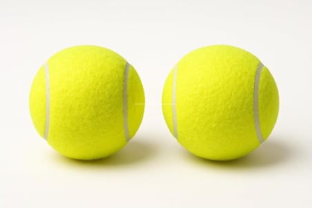 2'li Köpek Oyun Topu 7.5 cm Orta Boy Premium Kalite Tenis Topu, Eğitim ve Oyun Amaçlı, Dayanıklı Evcil Hayvan Oyuncağı, Diş Dostu Tasarım
