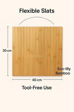 bambu katlanabilir yan sehpa 40x29 cm, koltuk ve kanepe kenarı portatif tepsi, amerikan servisi