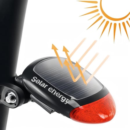 LED Güneş Enerjili Bisiklet Kuyruk Lambası – Güvenli ve Çevre Dostu Sürüş İçin