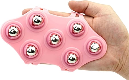 7 Bilyeli Vücut Masaj Aleti, Derin Doku ve Rahatlama Masajı için Ergonomik Tasarım