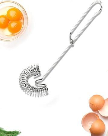 Yaylı Yumurta Çırpıcı Metal Mikser Krem ve Sos Karıştırıcı Pratik Mutfak Aparatı