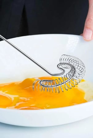 Yaylı Yumurta Çırpıcı Metal Mikser Krem ve Sos Karıştırıcı Pratik Mutfak Aparatı
