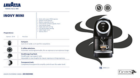 Lavazza BLUE Classy Mini Tekli Servis Espresso Kahve Makinesi LB 300