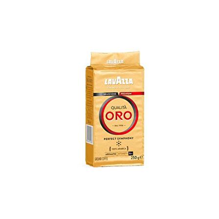 Lavazza Qualita Oro Orta Sert-Sert İçim Kağıt ve Metal Filtre Afrika-Brezilya-Orta Amerika Filtre Kahve 250 gr