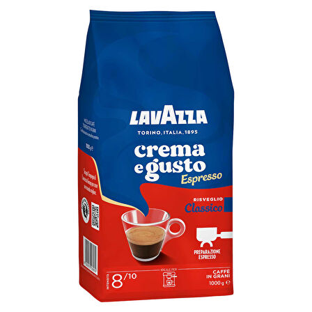 Crema e Gusto Classico Çekirdek Kahve (1000gr)