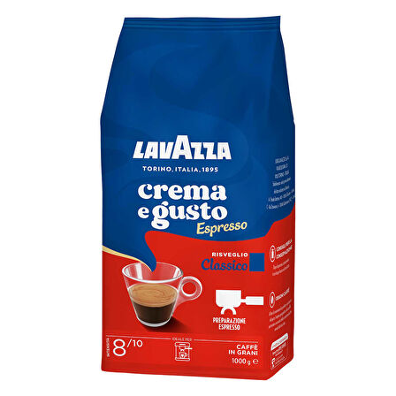 Crema e Gusto Classico Çekirdek Kahve (1000gr)