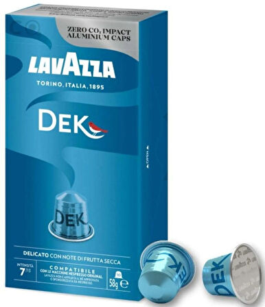 Lavazza Nespresso Uyumlu Decaf Kafeinsiz Kapsül Kahve (10 Kapsül)