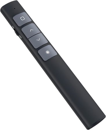 Sunum Kumandası Laser Pointer Kablosuz Lazer Sunum Kalemi Tak Çalıştır Y60
