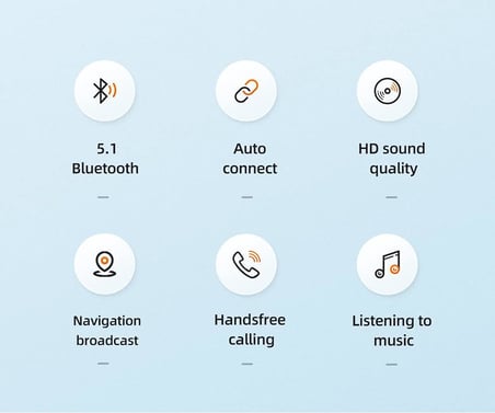 Bluetooth Car Receiver Aux, Gri
