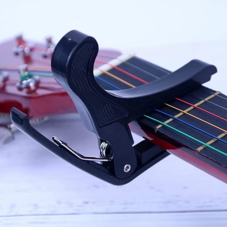 Kaliteli METAL Gitar Bağlama Saz Kaposu - Kapo Capo Kelepçe & Sağlam Metal