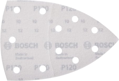 Accessories Zımpara Kağıdı (Çoklu Zımpara Makinesi için, Farklı Malzemeler, 10 Adet, 102 x 62/93 mm, Granülasyon 120)