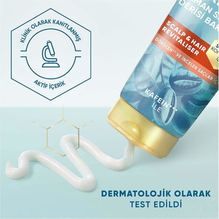 DermaXPRO Scalp & Hair Revitaliser Dökülme Karşıtı Saç ve Saç Derisi Bakım Kremi Kafein ve Seramid ile 220ml
