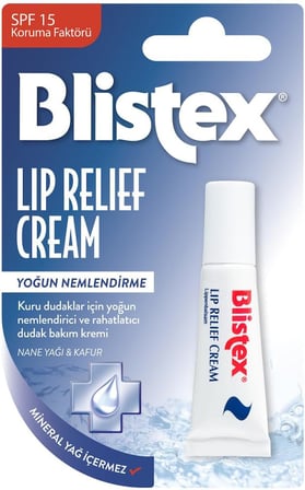 Lip Relief - Kuru ve Çatlamış Dudaklara Onarıcı ve Rahatlatıcı Dudak Bakım Kremi 1 Adet