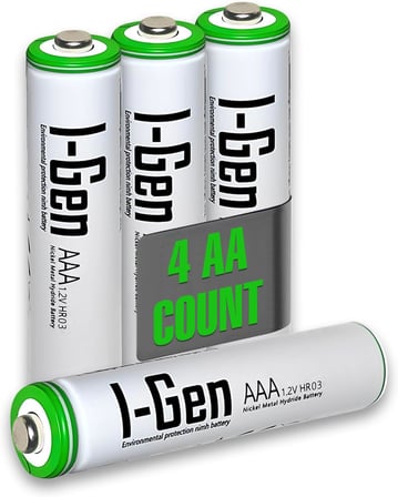 G427 4'Lu Pil Sarj Aleti + 4 Adet Aa 2700 Mah Kalem Pilli Set 1 2V Ni Mh