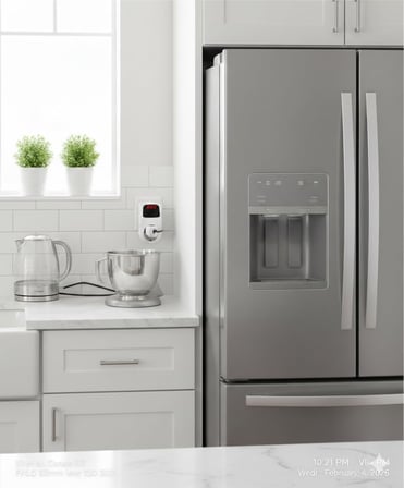 Akım Korumalı Regülatör Priz - 4000W Yüksek Güç, Düşük Voltaj Koruması (150V-210V), Yıldırım ve Çocuk Emniyetli Voltaj Sabitleyici Koruyucu Priz (1)