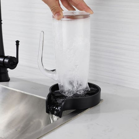 ® Yüksek Basınçlı Otomatik Bardak Yıkama Aparatı Mutfak Lavaboları İçin Hızlı Kupa Durulayıcı