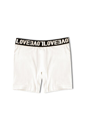 HNX Vizon Love Lastik Pamuklu Kadın Tayt Şort