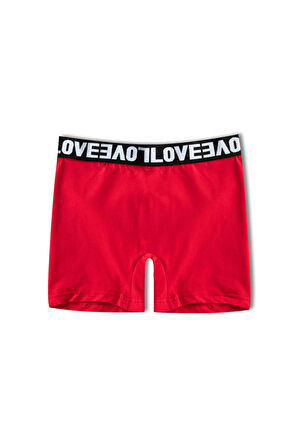 HNX Vizon Love Lastik Pamuklu Kadın Tayt Şort