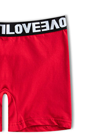 HNX Vizon Love Lastik Pamuklu Kadın Tayt Şort