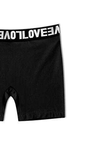 HNX Vizon Love Lastik Pamuklu Kadın Tayt Şort