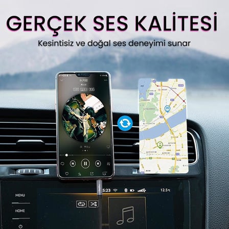 Hi-Fi TRS 3.5mm Aux Ses Kablosu 10 Metre