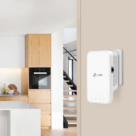 RE330 WLAN amplifikatör tekrarlayıcı AC1200 (867 Mbps 5 GHz + 300 Mbps 2.4 GHz, WiFi amplifikatör, uygulama kontrolü, sinyal gücü göstergesi, tüm WLAN cihazlarıyla uyumlu, AP modu)